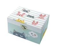 Coffret Musical - TROUSSELIER - Chat Phosphorescent - Bois - Rose - Enfant