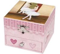 Coffret Musique Cube Danseuse en Tutu - Rose - Figurine Ballerine Multicolore G
