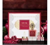 Coffret Musk Pomegranate ? Eau De Parfum 50ml, Musc 5ml, Huiles Parfumée 12ml Et Vaseline De 18gr ? Ayat Perfumes