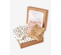 Coffret naissance 3 pièces dors-bien + 2 bodies écru 6M(67CM)