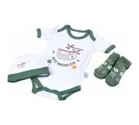 Coffret Naissance 3 Pièces Paresseux Vert Blanc G