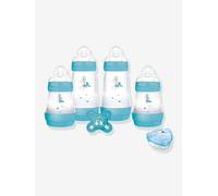 Mam - Coffret naissance 4 Biberons, Sucette et Boîte doseuse Océan