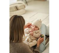 Coffret naissance mixte bébé personnalisable beige chiné 18M(81CM)