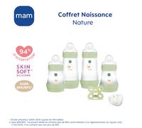 Coffret naissance Nature (4 biberons+1 sucette+1 boîte doseuse)