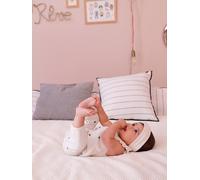 Coffret naissance salopette fille et bandeau écru 9M(71CM)