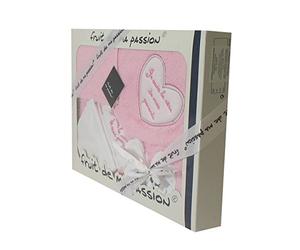 Coffret Naissance Sortie de Bain Rose - Je suis le rêve de mes parents