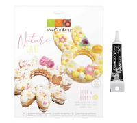 Coffret Nature cake + Stylo de glaçage noir Scrapcooking