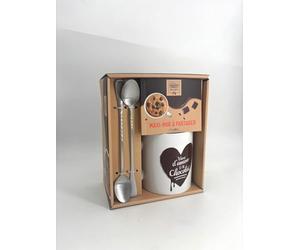 Coffret Nestlé Maxi-Mug à partager: + 2 cuillères