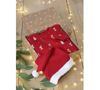 Coffret Noël sweat et bonnet bébé rouge 36M(97CM)
