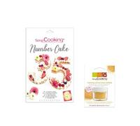 Coffret Number cake + paillettes dorées - ScrapCooking Multicolore G