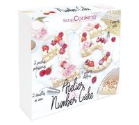 Coffret Number Cake - SCRAPCOOKING - Anniversaire complet - De 0 à 8