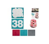 Coffret Number cake - Silicone - L 41 x 41 cm x l 35 cm - Bleu Multicolore G