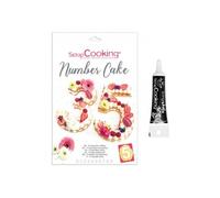 Coffret Number cake + Stylo de glaçage noir