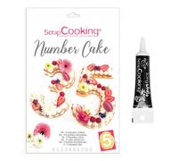Coffret Number Cake + Stylo De Glaçage Noir