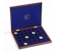 Coffret Numismatique Volterra Uno De Luxe, Pour 35 Pièces Jusqu'à 26 Mm Ø En Capsules