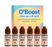 Coffret O'BOOST Cola - Saveurs fruitées pour aromatiser l’eau - Sans sucre, sans calorie, sans colorant - 6 x 10 ml - 6 arômes à diluer