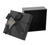 Coffret Offrir Carré Noir 15x15x7cm, Boîte à Surprises | Romantique, Box pour Décorations de Mariage, Célébration Halloween, Rangement Soigné et Effet Délicat