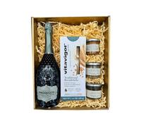 Coffret Or : Prosecco DOC - Tapenades de l'Olivette - Gressin