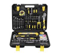 Coffret outil polyvalent 108 Pièces/ensemble Multi-outils Ensemble Douille Hexagonale Mesure Clés Aiguille-nez Pinces Griffe Marteau Jeu D'embouts