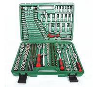 Coffret outil polyvalent 216 Pièces Manchon De Réparation Automobile Boîte À Outils Injecteur Démonter Outils Maison Trousse À Outils Avec Outils À Main Outil À Cliquet Et Étui
