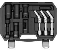 Coffret Outils 9 Pièces Pour Bougies De Préchauffage & Injecteurs YATO 3/8" 1/2"