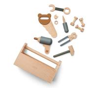 Coffret Outils Bois Liewood Luigi Ours Bleu Enfant