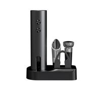 Coffret Ouvre-Bouteille Électrique Automatique Multifonction avec Verseur et Bouchon pour Vin Rouge - Coffret Cadeau pour la Maison et la Cuisine