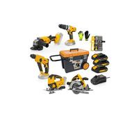 Coffret PACK 7 Outils sans fil 20V VITOPOWER + 3 Batteries + 1 Chargeur rapide + Coffret Vissage + Gants VITO