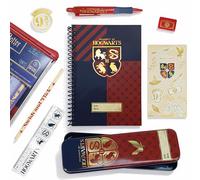 Coffret Papeterie Harry Potter 9 Pièces, Trousse Métal, Carnet | Produit sous licence officielle, carnet A5 et stylo, trousse en métal, kit de rentrée, by Blue Sky Studios
