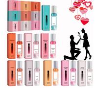 Coffret Parfum Femme,Parfum Femme Vanille,Parfum Pheromone Pour Femme,Parfums Femme,Eau De Parfum,Roll-on Pheromone Parfum Femme,Coffret Parfum de Saint Valentin pour petite amie (9pc)