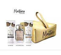 Coffret Parfum - Montana - Eau de Parfum 100ml - Lait Parfumée 100ml - Gel Douche 100ml