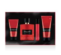 Coffret Parfum 'pour Lui In Red' 4 Pieces Edp 100ml + Edp 20ml + Gel D Homme Mauboussin