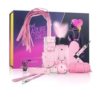 Coffret Passion Secret - kit BDSM avancé - 14 pièces (rose)