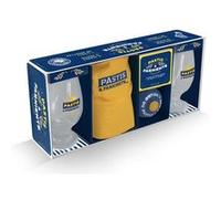 Larousse – Coffret Pastis & Farniente ! – 2 verres à pastis, sonnette, bob, livret de recettes