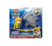 Coffret Pat Patrouille Aqua : Chien Ruben Et Son Requin Marteau Gris + 1 Carte Offert - Set Figurine - Chien - Mer
