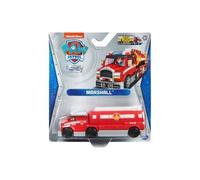 Coffret Pat Patrouille Camion En Métal : Grand Camion De Marcus Rouge 13 Cm - Set Truck Pups Miniature + 1 Carte offerte