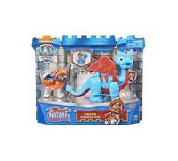 Coffret Pat Patrouille Chevalier : Chien Zuma Et Son Dragon Ruby Bleu Et Orange - Figurine - Chien - Château