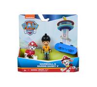 Coffret Pat Patrouille Chien Marcus + Danny et son Skate - Set 2 Figurines et 1 accessoire + 1 Carte tigre