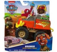 Coffret pat patrouille collection ruben et compagnie -coffret pat patrouille collection boomer + véhicule tout terrain wheels - set figurine et véhicule + 1 carte tigremolly + camion grue et rouleau -