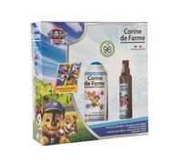 Corine de Farme - Coffret Pat Patrouille : Eau Parfumée 150ml Musc Fruité + Gel Douche 2en1 300ml Abricot + Serviette Microfibre 30x30cm - 96% Naturel - Dès 3 Ans