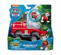 Coffret Pat Patrouille Jungle Pups Marcus + Véhicule Camion De Pompier De Luxe Transformable - Set Figurine Et