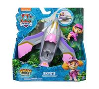 Coffret Pat Patrouille Jungle Pups Stella + Véhicule Avion De Luxe Transformable - Set Figurine Et Véhicule + 1 Carte tigre