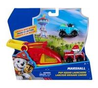 Coffret Pat Patrouille Lanceur Brigade Canine - Camion Pompier Marcus et 4x4 Tout-Terrain Rex - 2 Véhicules