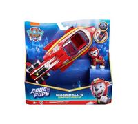 Coffret Pat Patrouille - Sous-Marin Dauphin Avec Chien Marcus 23 cm - Set Collection Mer + 1 Carte tigre - Véhicule - Figurine