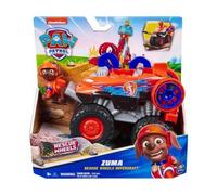 Coffret Pat Patrouille Zuma + Véhicule Tout Terrain Wheels Hovercraft Transformable - Set Figurine Et Véhicule + 1 Carte Tigre