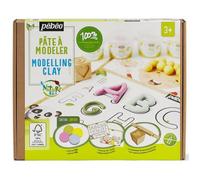 Coffret pâte à modeler bio Pébéo - Blanc - Accessoires inclus