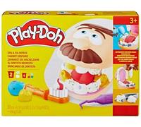 Coffret Pate a Modeler : Le Dentiste + 6 Pots pour Play-doh - Set Enfant Loisirs créatif Version française + 1 Carte Tigre