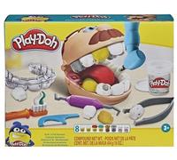 Coffret Pate a Modeler : Le Dentiste + 8 Pots pour Play-doh - Set Enfant Loisir créatif Version française + Carte Tigre