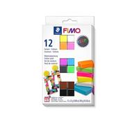 Coffret Pâte Fimo - Effect Neon - 25 g - 12 pcs