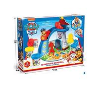 Canal Toys - Coffret Quartier Général Pat’ Patrouille - Pâte à modeler & Décor interactif - Personnages Pat' Patrouille - Jeu créatif enfant 3+ ans - Kit complet de création - PPC 033